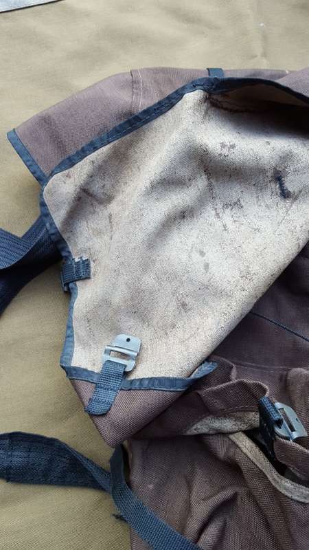 near mint/ unused CDF Ciskei (confirmed) dark brown (nutria) back-pack - no damage
