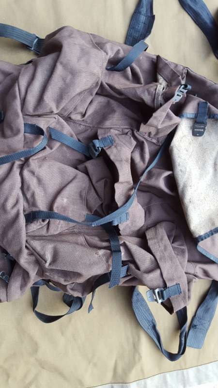 near mint/ unused CDF Ciskei (confirmed) dark brown (nutria) back-pack - no damage
