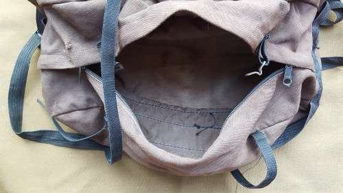 near mint/ unused CDF Ciskei (confirmed) dark brown (nutria) back-pack - no damage
