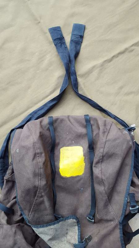 near mint/ unused CDF Ciskei (confirmed) dark brown (nutria) back-pack - no damage
