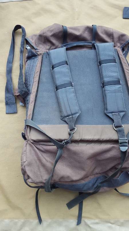near mint/ unused CDF Ciskei (confirmed) dark brown (nutria) back-pack - no damage