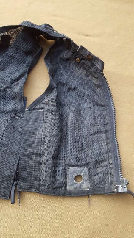 pre-1994 SAP STF blue R1 mag assault vest - adjustable - used & no damage condition