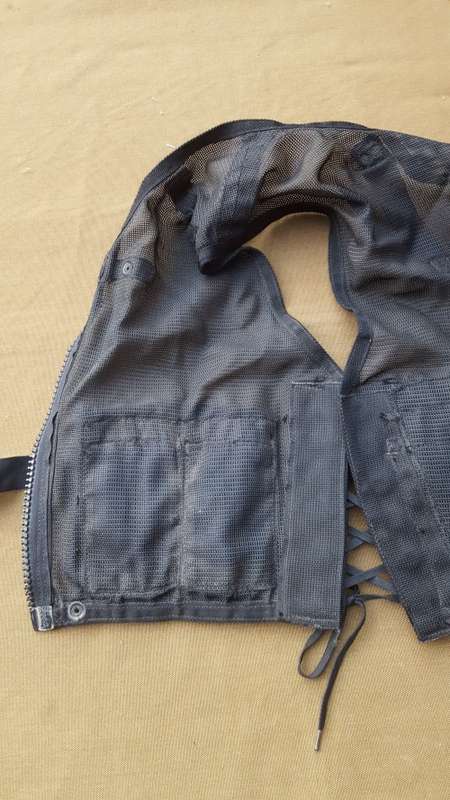 pre-1994 SAP STF blue R1 mag assault vest - adjustable - used & no damage condition