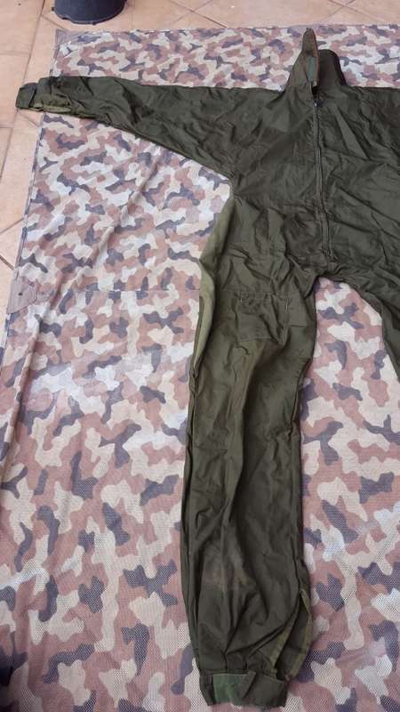 custom freefall jumpsuit - olive green nylon "Niemoller" body - ex para pathfinder item XXXL size