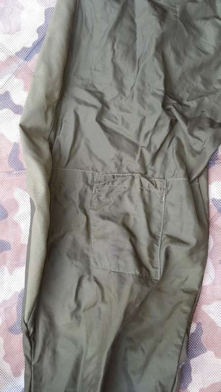 custom freefall jumpsuit - olive green nylon "Niemoller" body - ex para pathfinder item XXXL size
