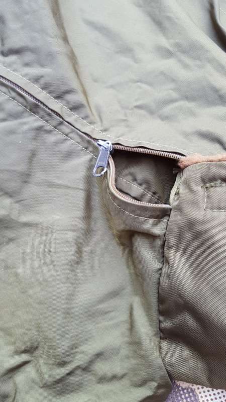 custom freefall jumpsuit - olive green nylon "Niemoller" body - ex para pathfinder item XXXL size