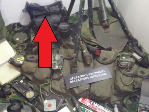 scarce SADF issue Night Vision Driver's goggles (NVG) head harness (only harness)