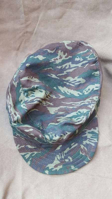 REPRO custom made (new cloth) soft-brim Recce copy Libyan Rhubarb soft-brim camo cap - fits 59