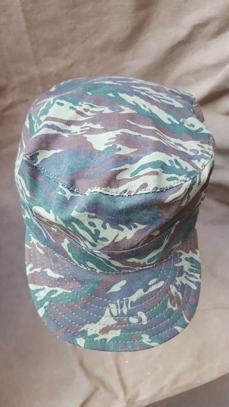REPRO custom made (new cloth) soft-brim Recce copy Libyan Rhubarb soft-brim camo cap - fits 59