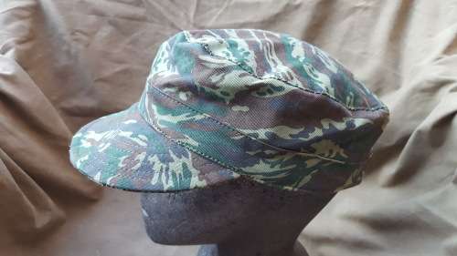 REPRO custom made (new cloth) soft-brim Recce copy Libyan Rhubarb soft-brim camo cap - fits 59