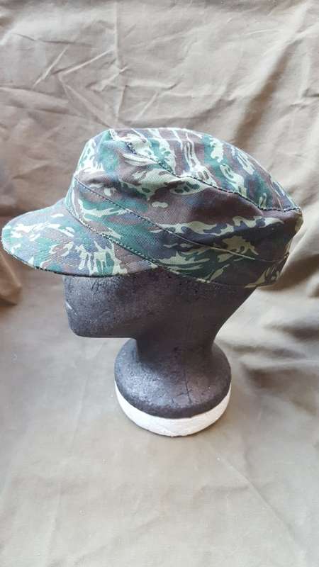 REPRO custom made (new cloth) soft-brim Recce copy Libyan Rhubarb soft-brim camo cap - fits 59