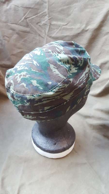 REPRO custom made (new cloth) soft-brim Recce copy Libyan Rhubarb soft-brim camo cap - fits 59
