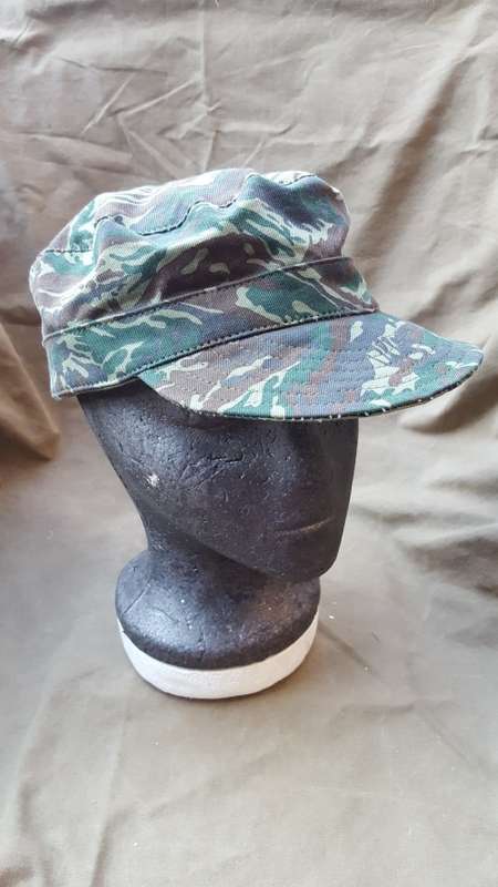 REPRO custom made (new cloth) soft-brim Recce copy Libyan Rhubarb soft-brim camo cap - fits 59