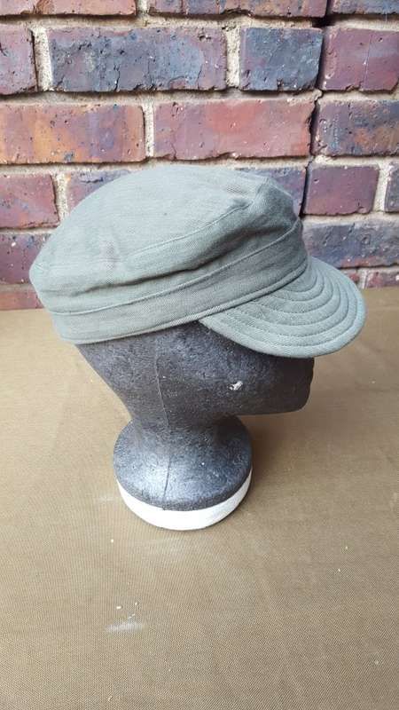 Original SA SF Recce copy camo mint unused Cuban "Fidel" cap in Olive green HBT - medium size