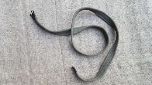 SADF era issued & used (R1 or FN FAL?) weapon belt with steel fittings (not brass as per .303 sling)