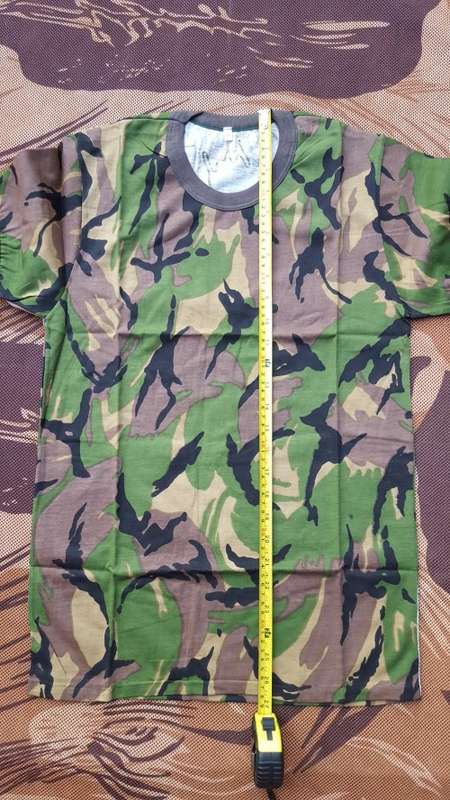 mint SADF era SA SF Recce "copy camo" Tanzania DPM camo patt medium size tee-shirt - scarce
