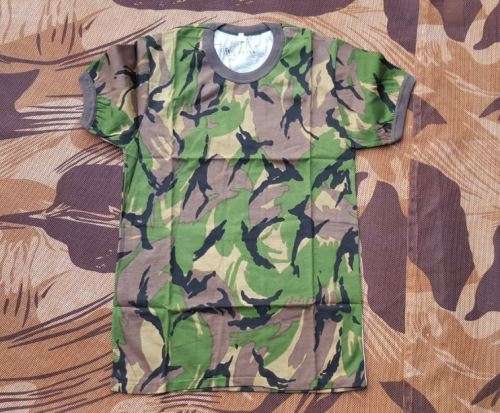 mint SADF era SA SF Recce "copy camo" Tanzania DPM camo patt medium size tee-shirt - scarce