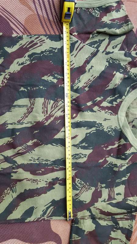 mint SADF era SA SF Recce "copy camo" Porra vertical lizard camo patt medium size tee-shirt - scarce