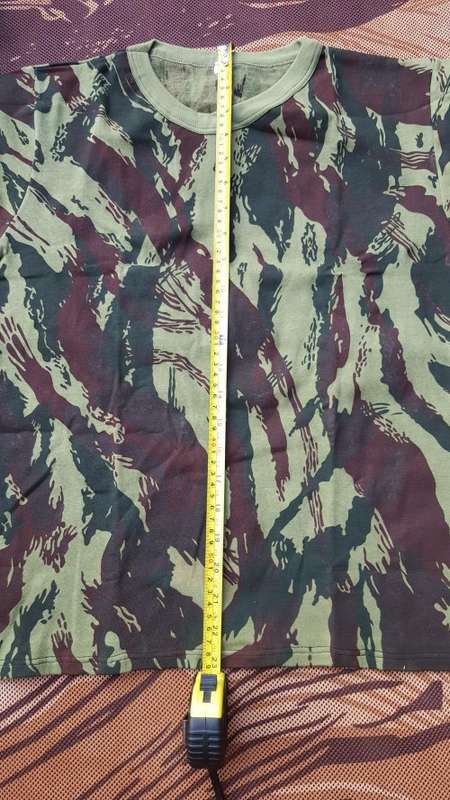 mint SADF era SA SF Recce "copy camo" Porra vertical lizard camo patt medium size tee-shirt - scarce