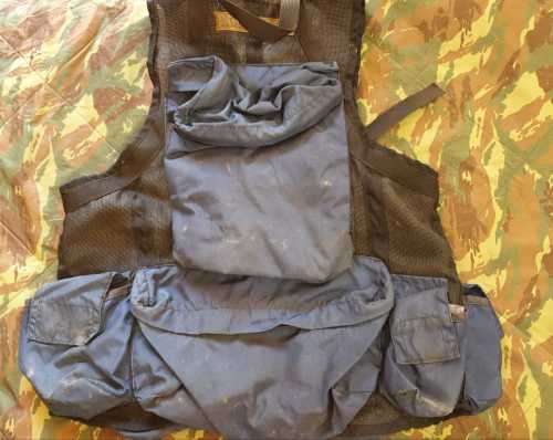 Pvt purchase SAP era used R1 mags blue assault vest - good complete used condition some frayed edges