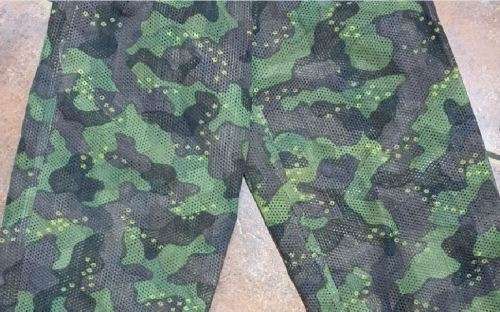 SADF era Recce used reversible mesh over-trousers (Israeli camo patt) - medium good used condition