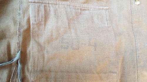 Soviet khaki "Afghanka" tropical uniform top (metal insignia) in cotton size 50 fits as a med/large
