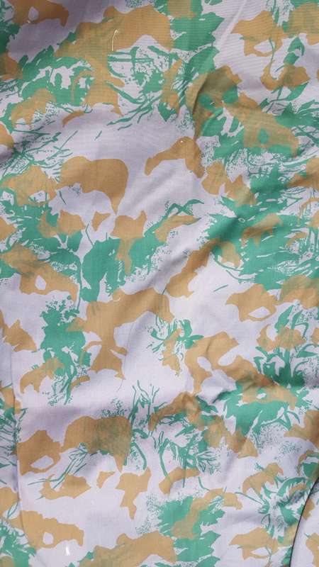 original pre-1994 ex KZP Police camo XXL field-dress s/ sleeve shirt - new and unused (scarce) size
