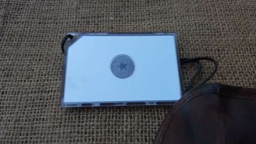 SA SF Recce used (std SAAF issue) signalling mirror (pouch hand-painted & period used) - (original)