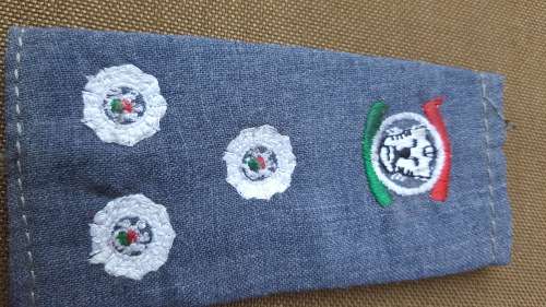 original pre-1994 ex homelands Bophuthatswana Bop BDF air wing Brig officers rank slide - single