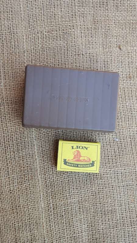 original SADF era nutria issue plastic soap-dish - new and unused - with SADF "18" NATO ICN number
