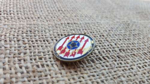 incomplete original metal "disc" RENAMO Moz freedom fighters (part of a larger wing) badge - SA SF