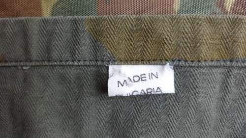a very very rare ex SWAPO PLAN used Bulgaria made and supplied amoeba patt shirt in large size!!!