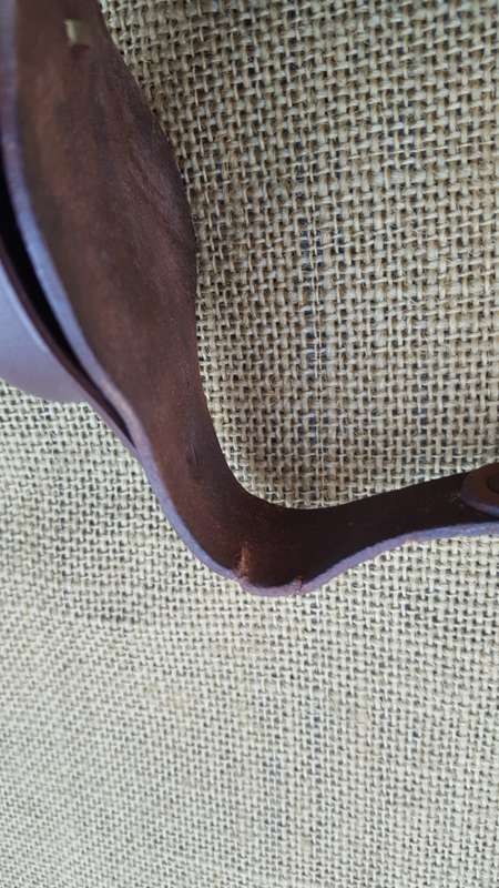 SADF "smalls" auction nr 2 - SADF era type original pvt purchase leather watch strap and cover