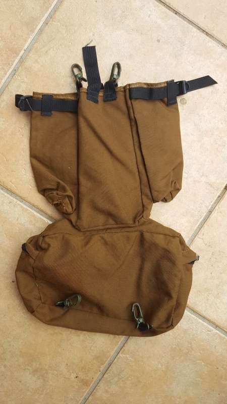 loose nutria early Patt 83 type 1 SWATF battle-jacket clip on/off rear pouch assembly zip intact