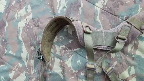 very scarce Recce/SA SF issue Niemoller style olive green patt 80 belt-kit yoke & felt-lined belt