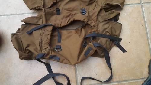 rare SWATF issue bushwar era "sec cmdrs" nutria patt 83 type spes backpack mint condition/ no damage