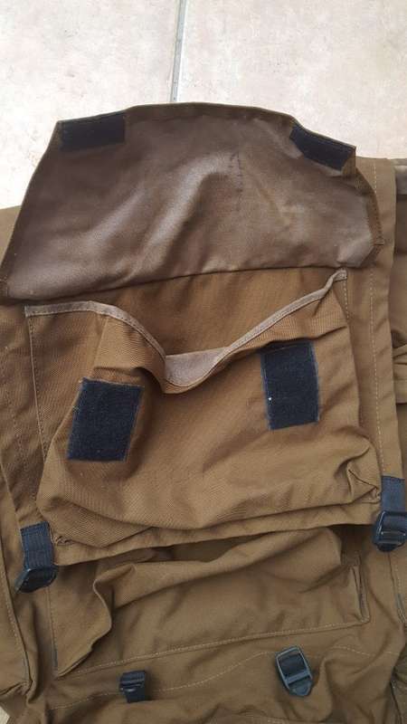 rare SWATF issue bushwar era "sec cmdrs" nutria patt 83 type spes backpack mint condition/ no damage