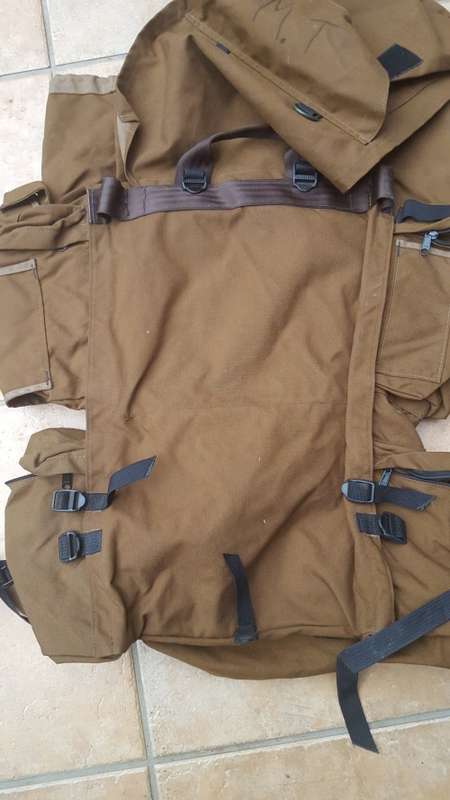 rare SWATF issue bushwar era "sec cmdrs" nutria patt 83 type spes backpack mint condition/ no damage
