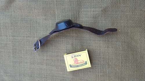 Israeli origins leather watch strap cover with compass included - small size - original bushwar era