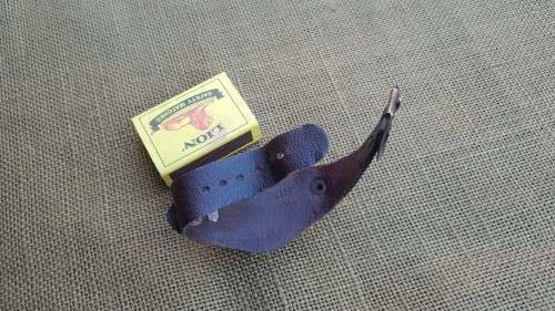 Israeli origins leather watch strap cover with compass included - small size - original bushwar era