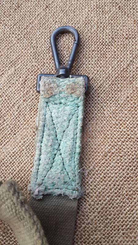 SWA/ Angola era used & issued SADF olive green patt 70/73 type cotton canvas MAG 58 LMG weapon sling