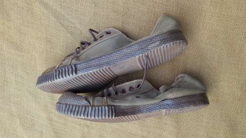 SADF era issue PT "tekkies" nutria runnng shoes aka "PF Flyers" size 10 UK & in good used condition