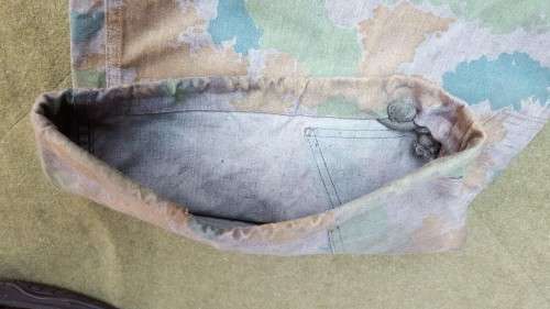 large size EG "Blumentarn" camo trousers (cold war) very good condition waist size 38 inch also used
