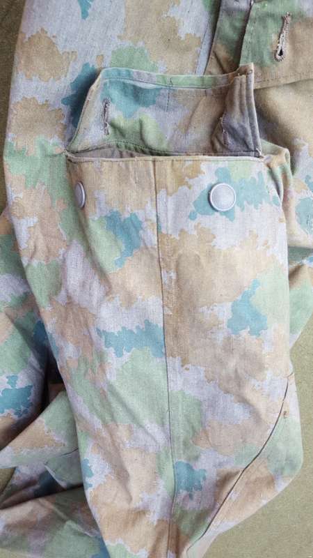 large size EG "Blumentarn" camo trousers (cold war) very good condition waist size 38 inch also used