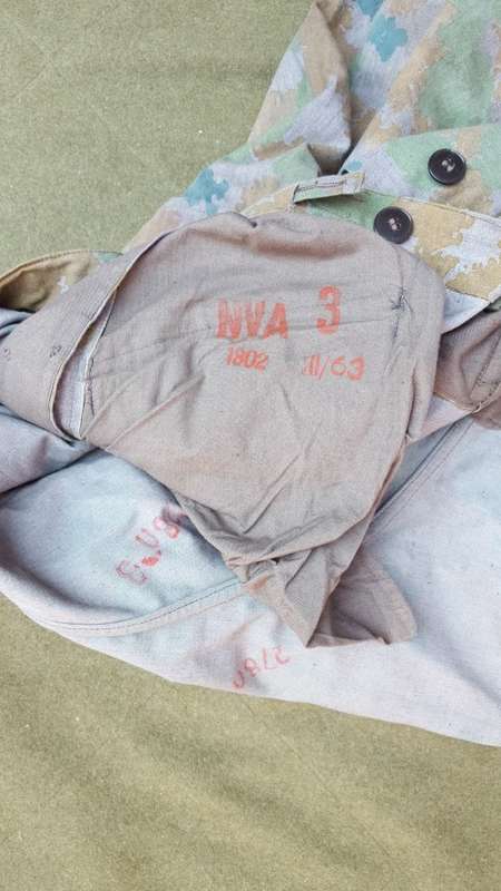 large size EG "Blumentarn" camo trousers (cold war) very good condition waist size 38 inch also used
