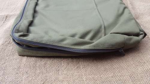 modern SANDF style issue Officer's brief-case in Pathfinder olive green nylon - lightly used intact