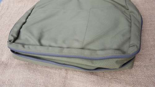 modern SANDF style issue Officer's brief-case in Pathfinder olive green nylon - lightly used intact