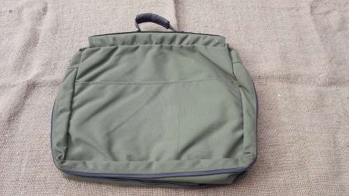modern SANDF style issue Officer's brief-case in Pathfinder olive green nylon - lightly used intact
