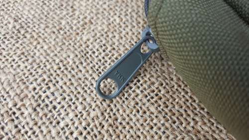 modern SANDF style issue Officer's brief-case in Pathfinder olive green nylon - lightly used intact