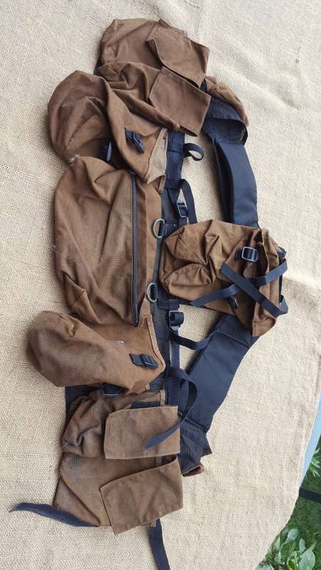 scarce SWA/Angola bushwar era SADF 32 Bn used nutria SWA type 1 lightweight Patt 83 battle-jacket